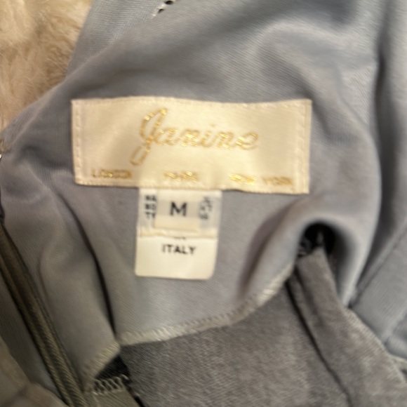 Beautiful Long velvety black and gray gown - Picture 6 of 11